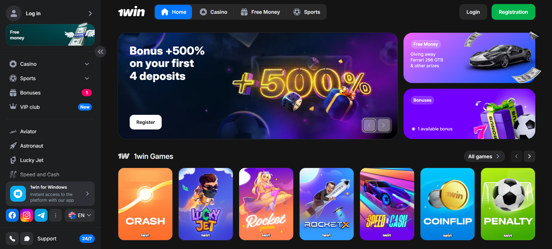 Visit 1win Indonesia homepage for trusted online gaming